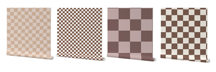 Brown Checkered Wallpapers