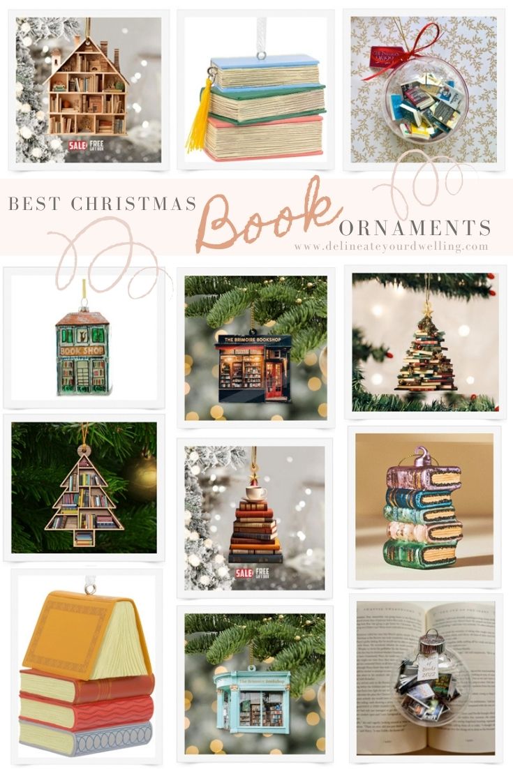 Perfect Bookish Christmas Ornaments for Bibliophiles