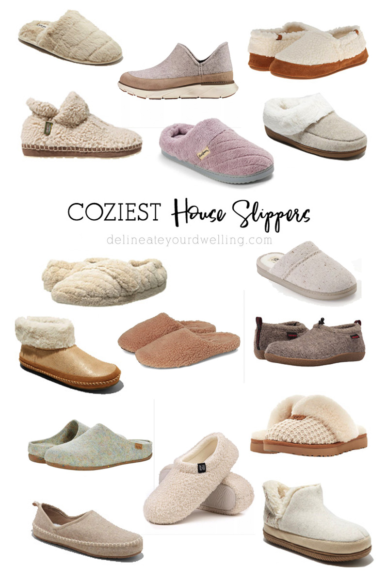 Neutral Cozy Slippers for chilly weather
