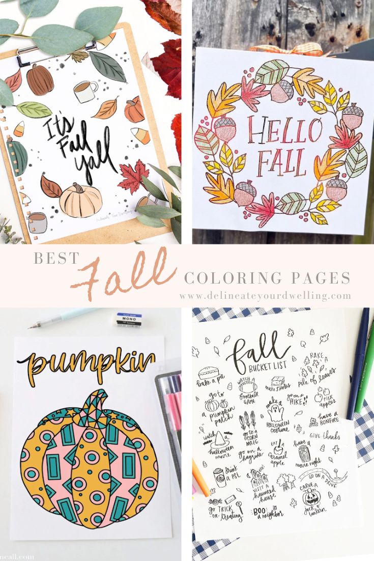 Best Fall Coloring Pages