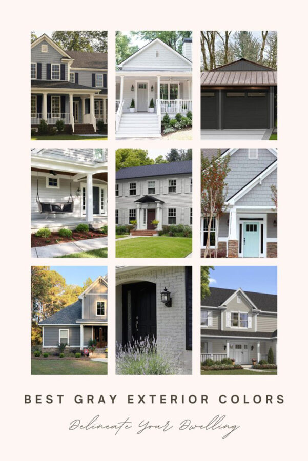Best Gray Exterior House Paint Ideas Delineate Your Dwelling