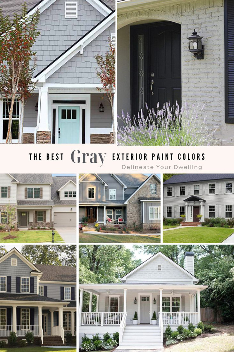 Best Gray Exterior House Paint Ideas