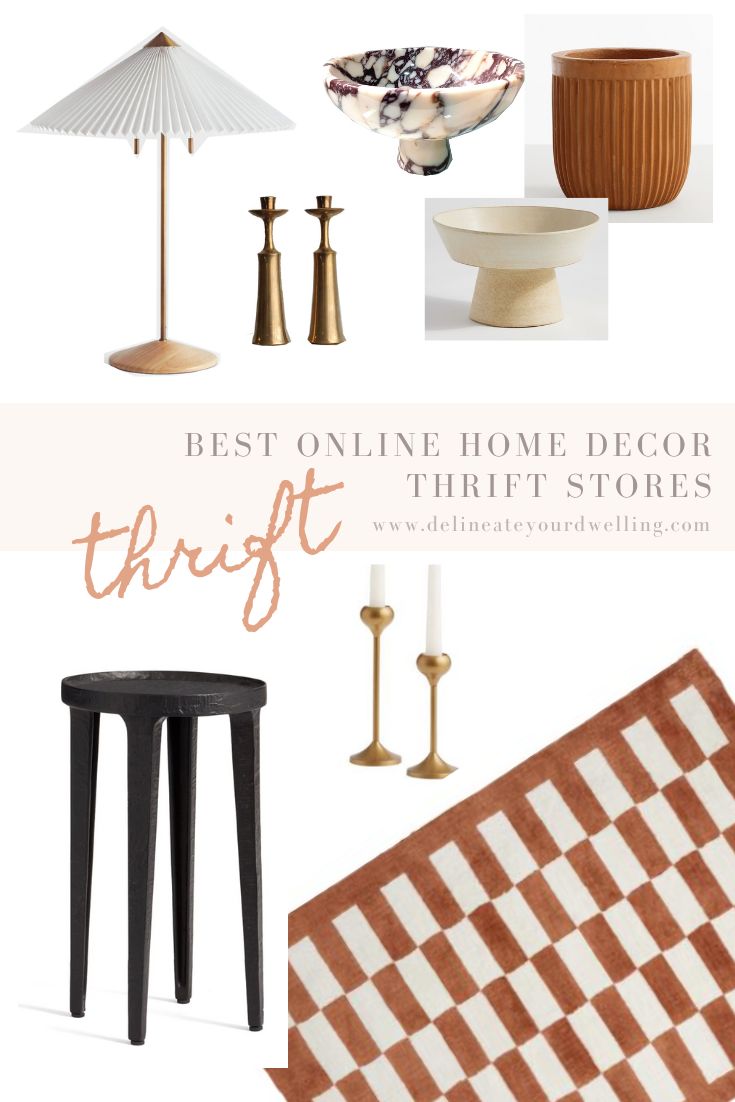 Favorite Online Home Decor Thrift Stores