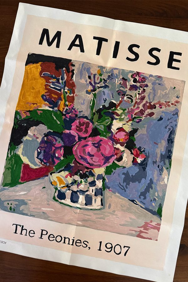 Colorful Matisse, The Peonies, 1907 paint by number kit
