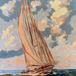Best Paint by Number kits - sunset sailboat