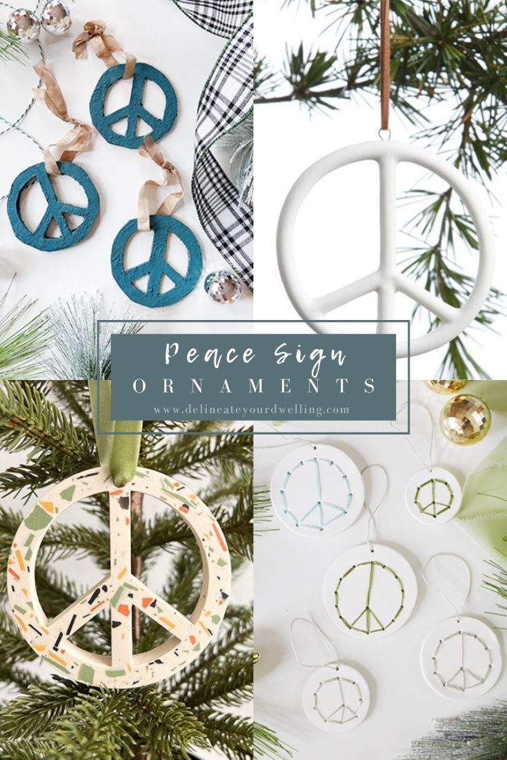 Best Peace Sign Ornaments