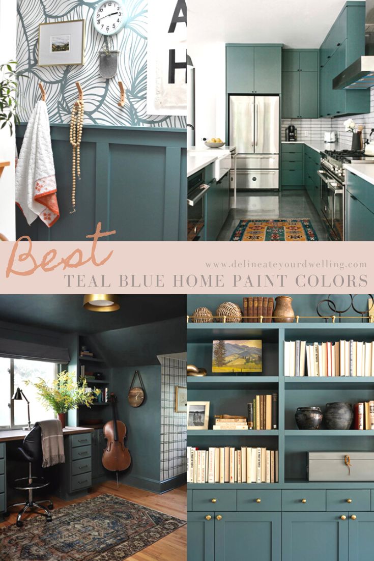 Teal Blue Home Paints