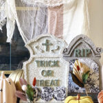 Fun Halloween Boho Neutral Tombstone