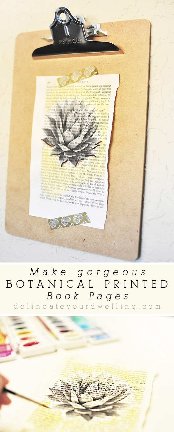 Botanical Book Page