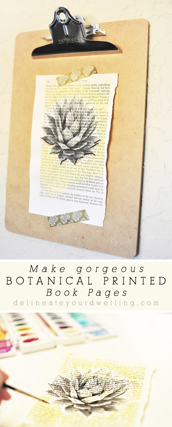 Botanical Book Page