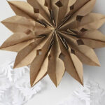 Holiday Brown Paper Bag Star