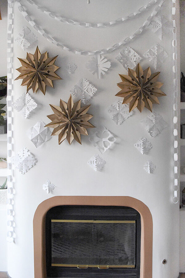 Fireplace Holiday Decor