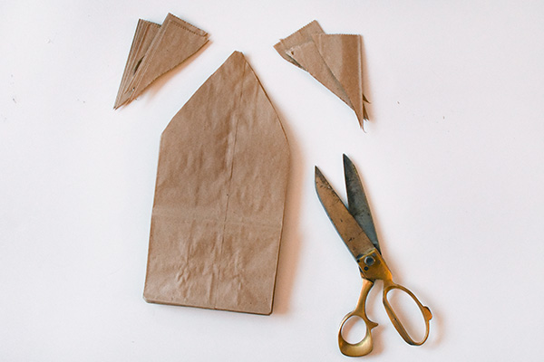 Paper Bag Star scissor cuts