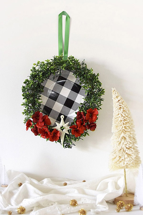 Buffalo Check holiday wreaths