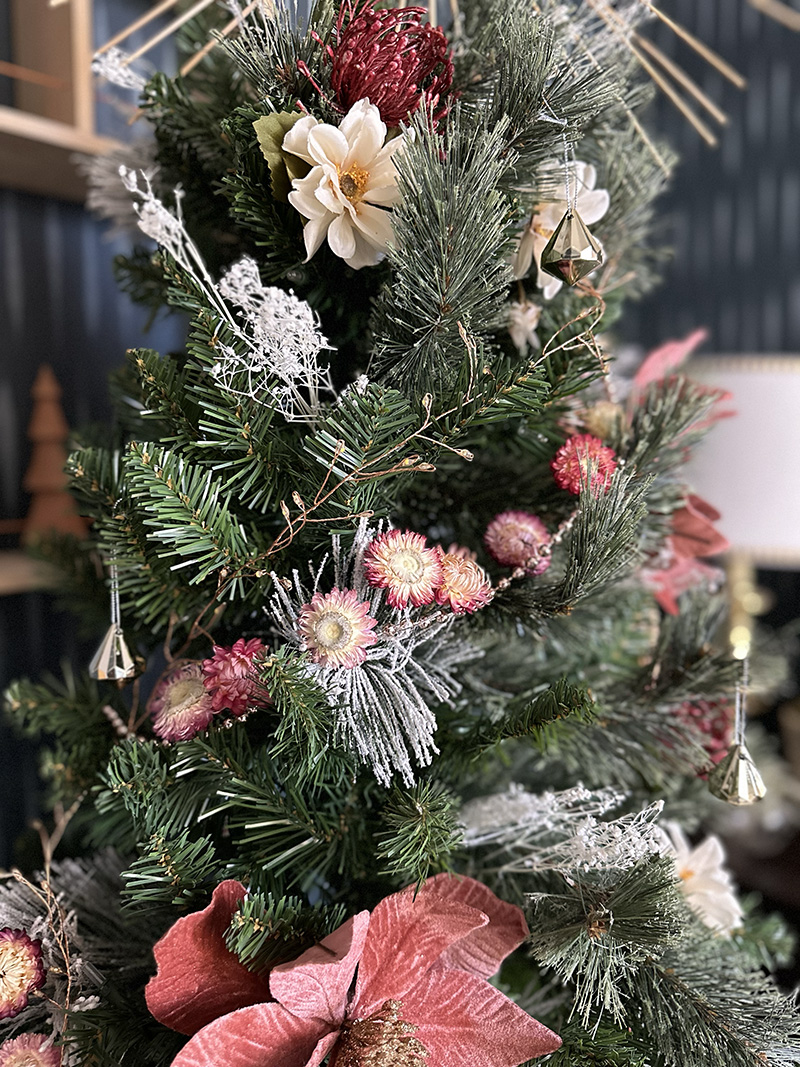 Dried Floral Christmas Tree