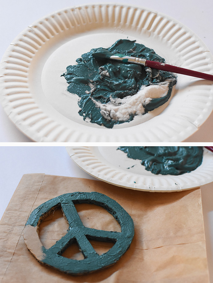 Blue Baking Soda paint