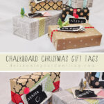 Chalkboard Christmas Gift Tags