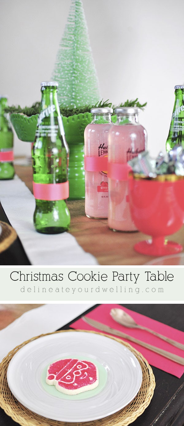 Colorful Christmas Cookie Table