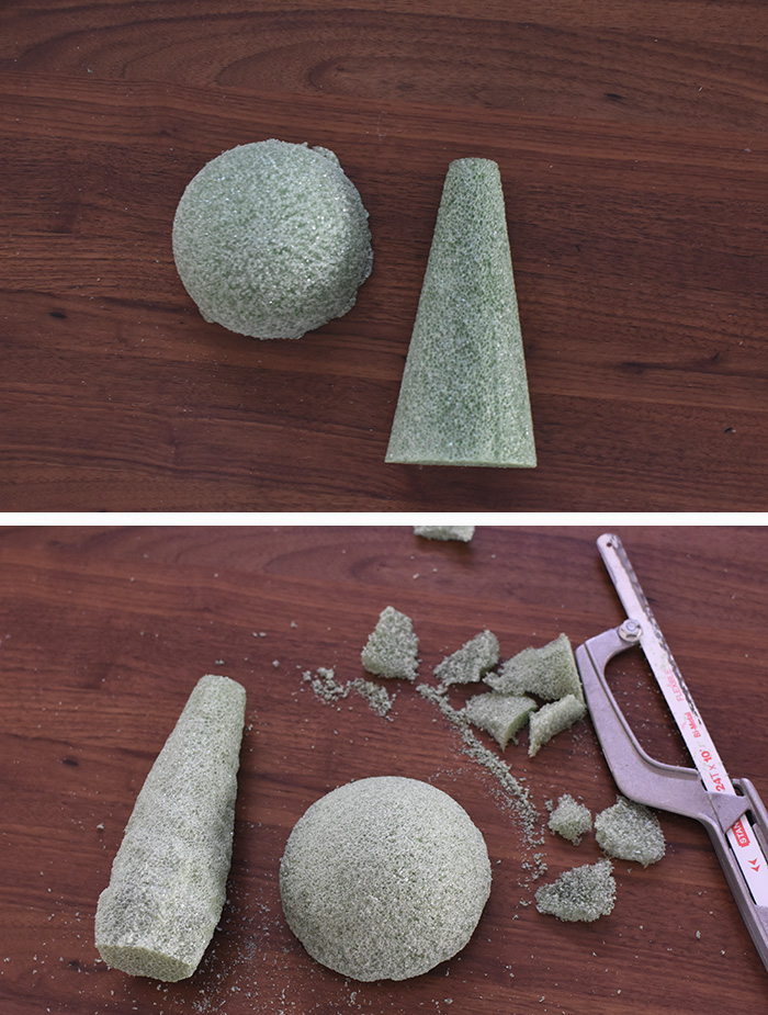 DIY Styrofoam Mushroom 