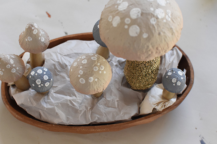 How to Make Mushroom Ornaments ⋆ SomeTyme Place