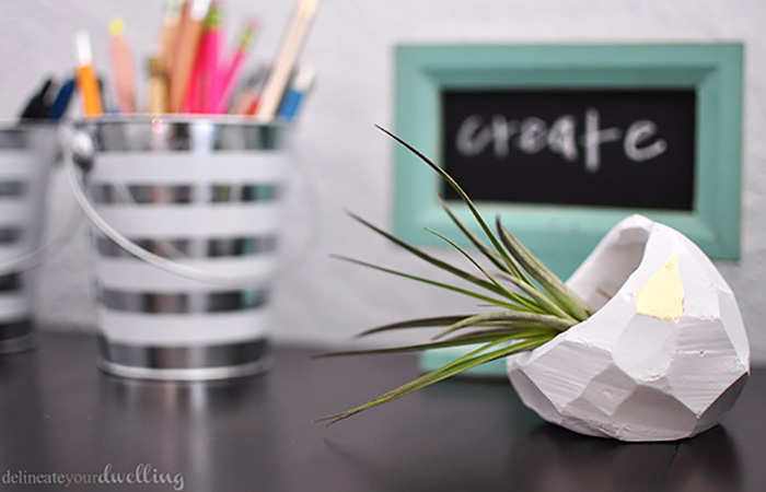 Geometric Clay bowl