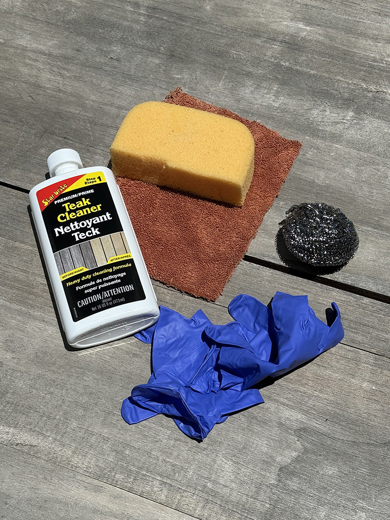 Star brite teak cleaner supplies