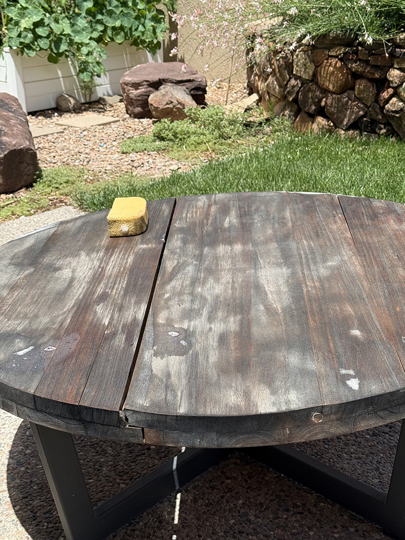 Dirty Teak Table