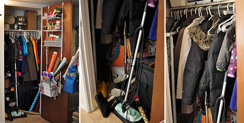 Hallway Closet before