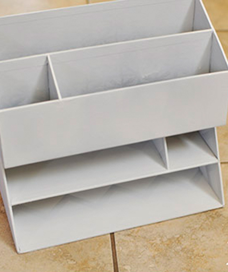 White Desk organizer