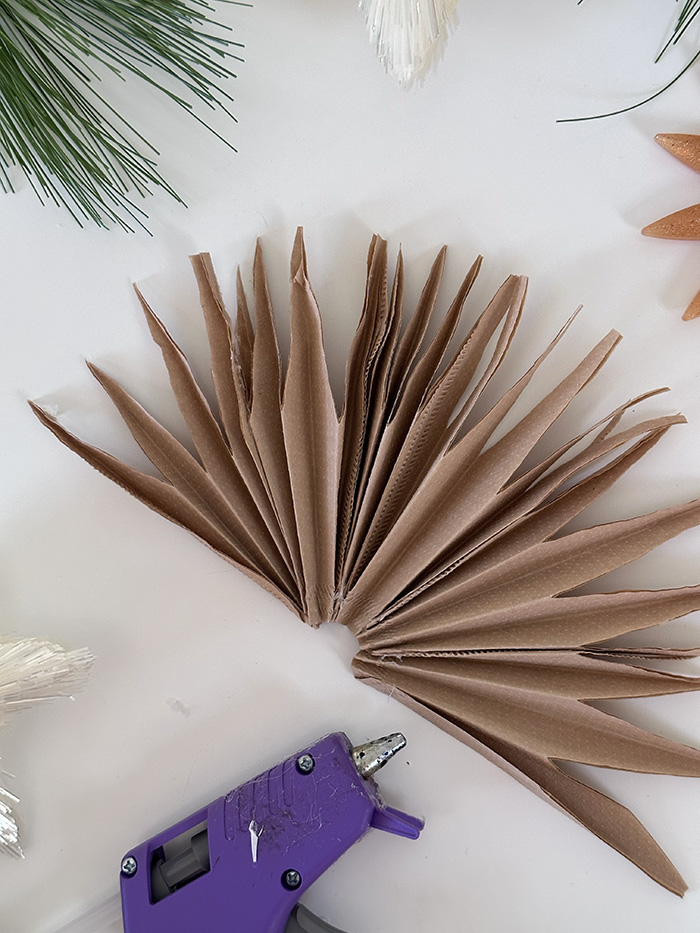 Glued Coffee Filter star sections