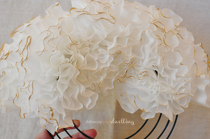 Halfway Coffee Filter Wreath