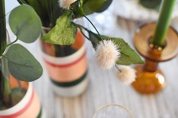 Vase Table Setting