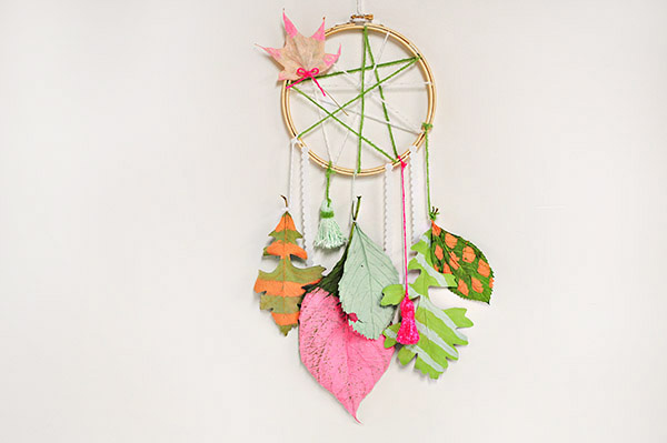 Fall Leaf Dream Catcher