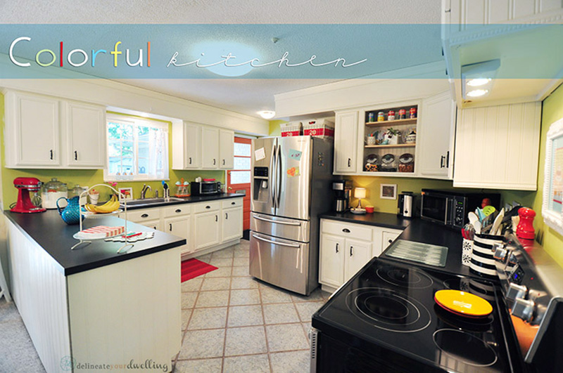 Colorful kitchen