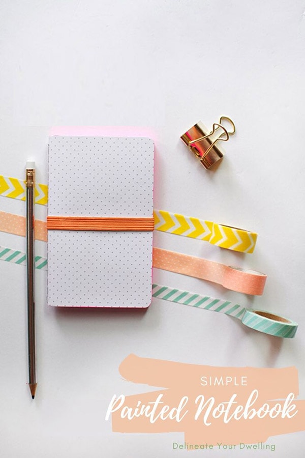 Colorful Painted Notebook