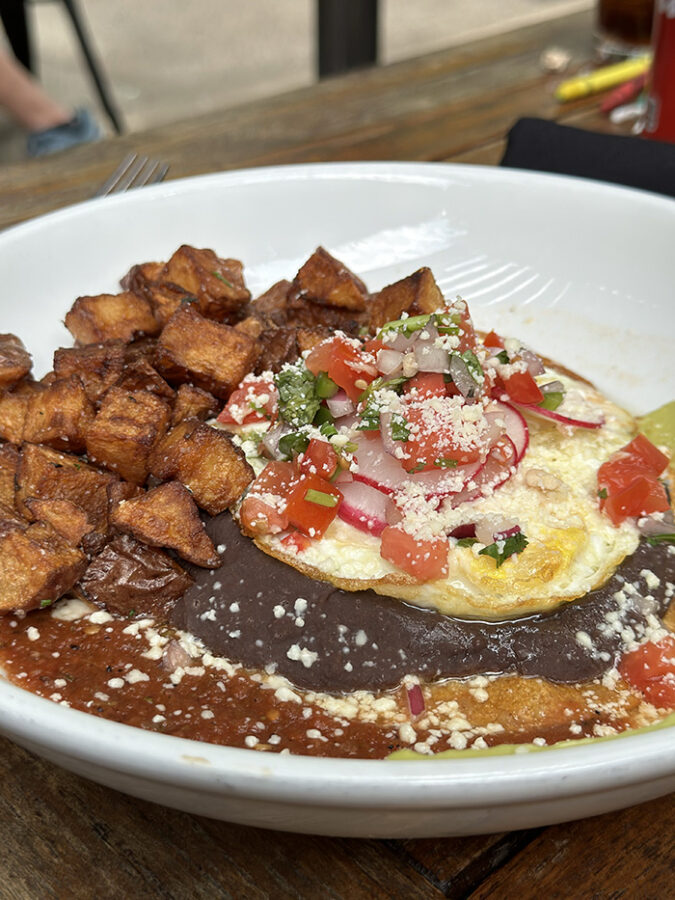 Huevos Tostadas - Corner Kitchen, Asheville, North Carolina