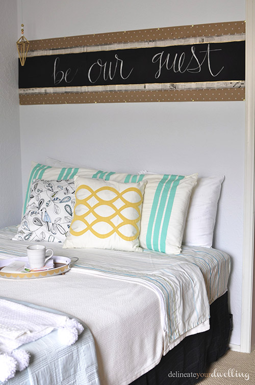 Chalkboard Headboard Signage