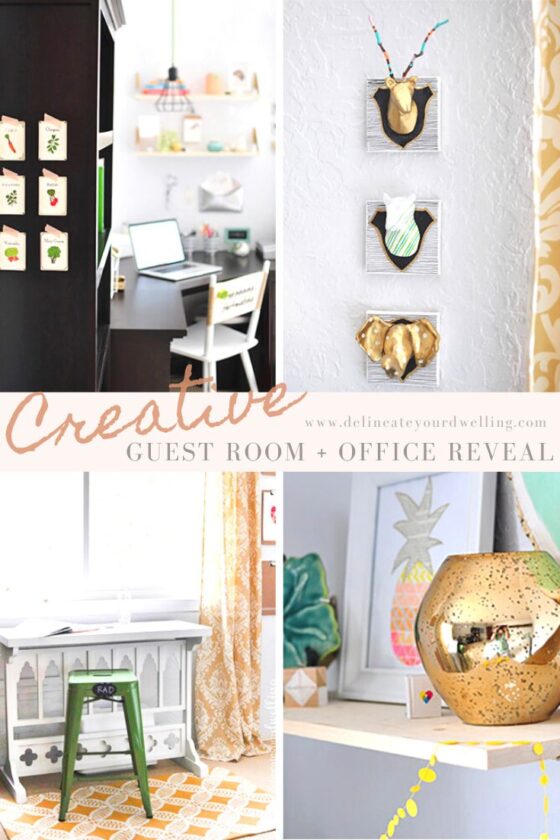 Guest Room + Office Makeover Reveal