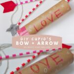 Valentine’s Day DIY Cupid’s Bow and Arrow craft