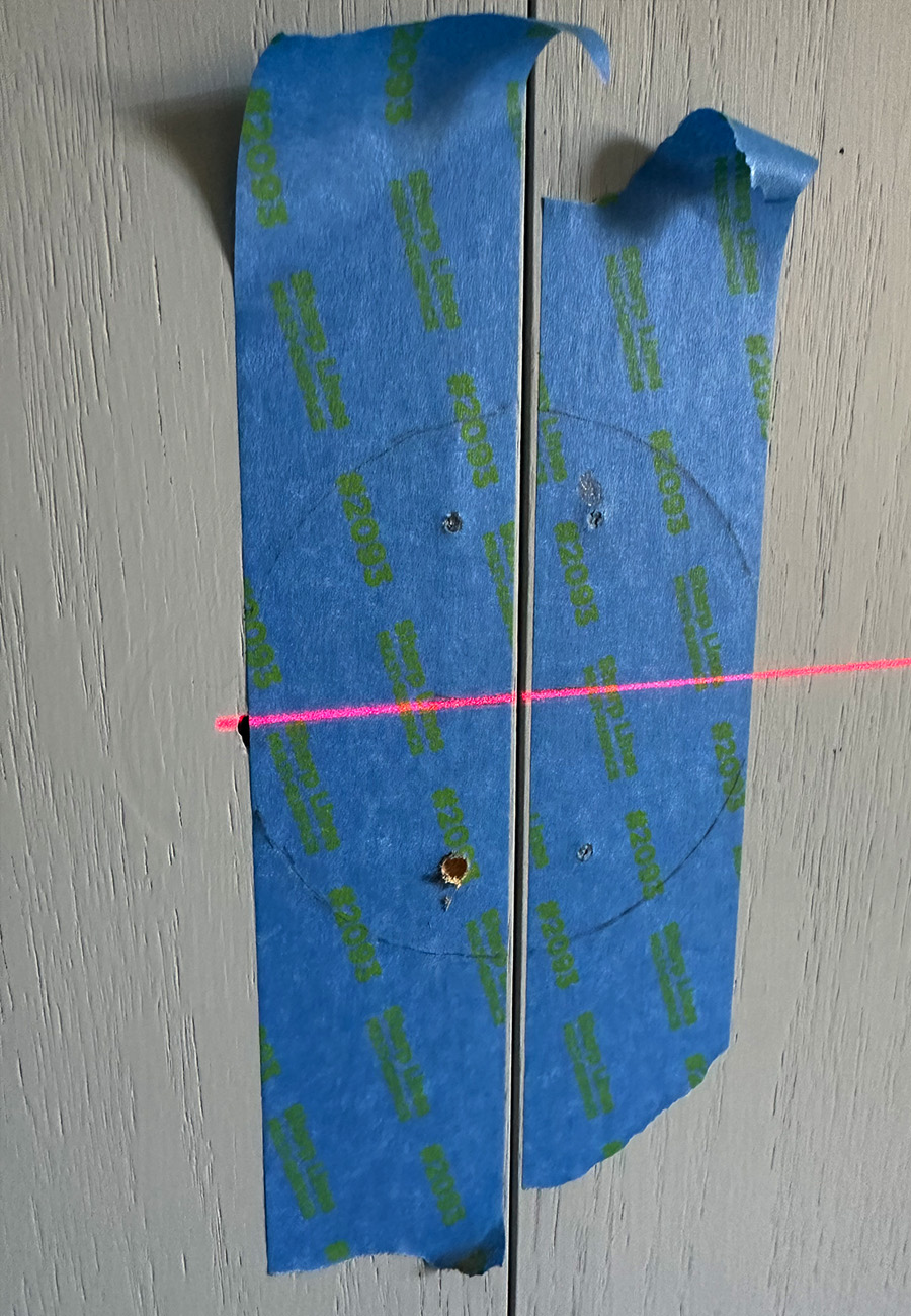 Painter's Tape knob template