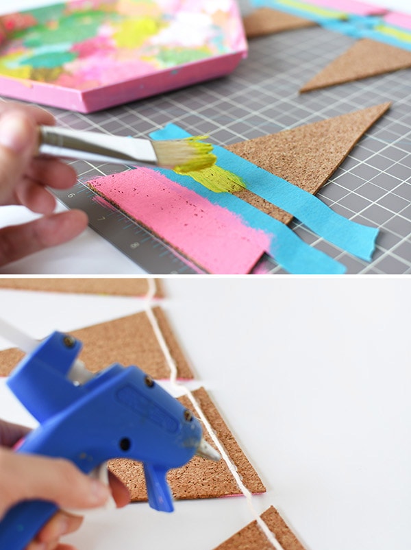 DIY Cork Pennant step-3