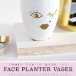 Lady Face Vase Planter