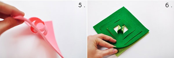 DIY Felt Ornament Steps5,6