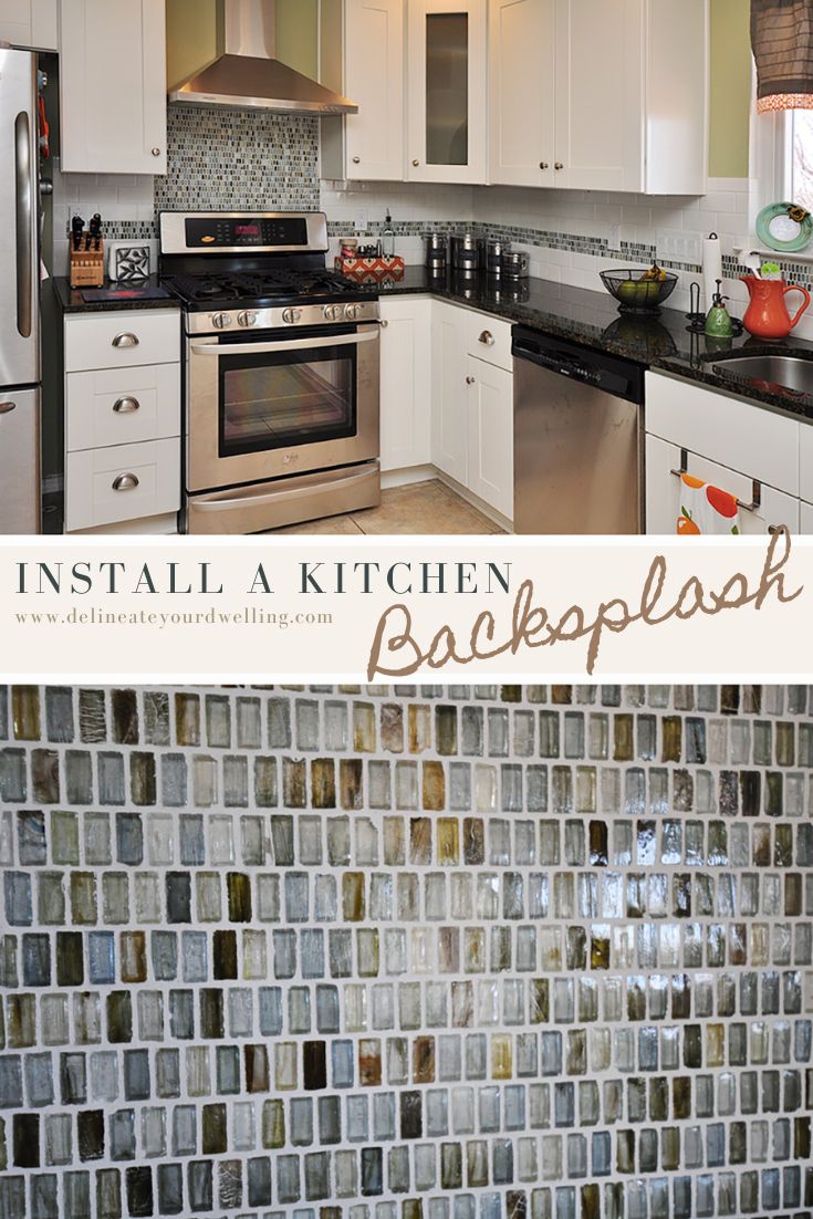 Installing Kitchen Backsplash and Grout