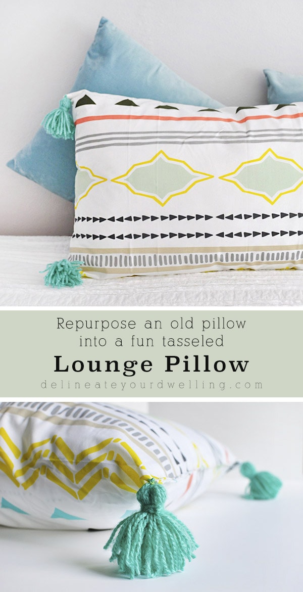 DIY Lounge Tassel Pillow