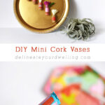DIY Mini Cork Vases
