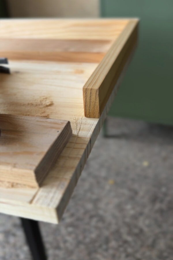 Cut trim piece