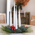 DIY Pedestal Advent Wreath