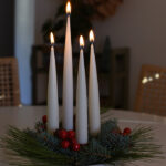 DIY Pedestal Advent Wreath