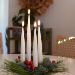 DIY Pedestal Advent Wreath